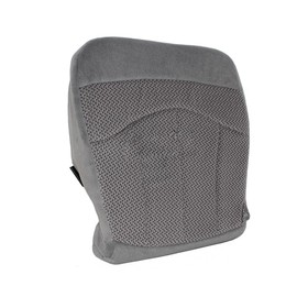 Zieichy Gray Driver Passenger Side Bottom Replacement Cloth Seat Cover Compatible with Ford F150 XLT 1999-2003