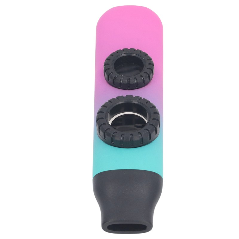 Kazoo Instrument Double Flute Hole Adjustable Tone with Diaphragm Replacement