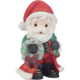 Precious Moments 251011 Bringing Christmas Joy to All Annual Santa Bisque Porcelain Figurine