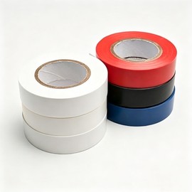 DIAO79NI 1 Roll 3/4in x 32ft PVC Electrical Tape, Red, 600V