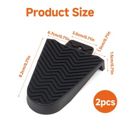 1 Pair Cleats Cover for Cycling Shoes Compatible with Shimano SPD SL Bike Pedals, Durable Rubber Bike Cleat Covers Release Rubber Cleat Rubbers Cleats Anti-Skid Protective Cover Riding Shoes Part