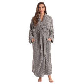 Just Love Kimono Robe Long Bath Robes for Women 6813-GRY-2X
