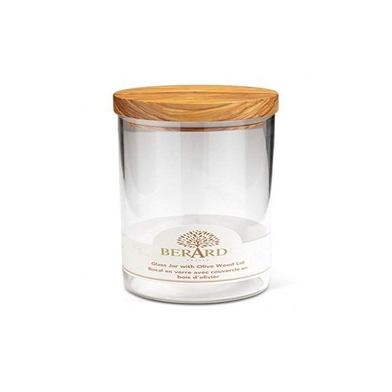 Bérard 35102 Storage Container with Lid 900 ml Olive Wood