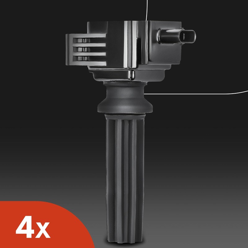 A-Premium Set of 4 Ignition Coil Pack and Iridium Spark