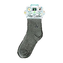 Earth Therapeutics Socks Aloe Infused Grey Pair