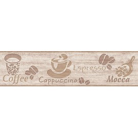 A.S. Création Only Borders 10 Border 5.00 m x 0.13 m Beige Brown Grey Made in Germany 368611 36861-1