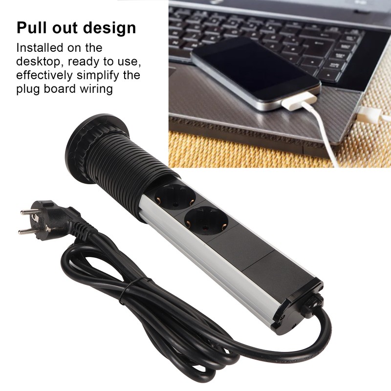 Pop Up Outlet for Countertop Retractable Recessed Pop Up Power
