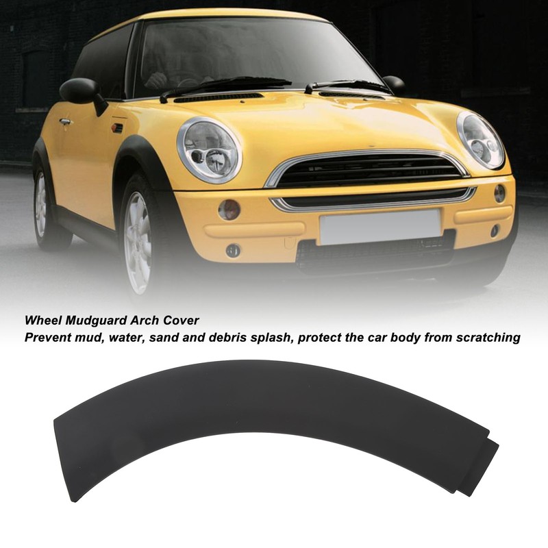 Wheel Mudguard Arch Cover Scratch Resistant Sporty Front Hood Wheel