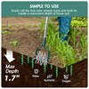Yeelor Rotary Cultivator Tiller Adjustable S/S Handle Rotary Tiller with