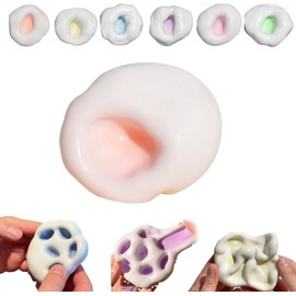 Stress Relief Sand Glutinous Balls, Squeeze Ball Toy, Squishys Sand Glutinous Crunchy Balls, Shapeable Vacuum Ball Stress Ball, Sand Stress Ball, Hand Made Ball Pinch Toy for Kids Adults Focu