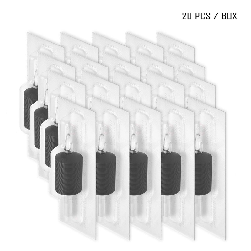 WARRIOR Tattoo Tubes/Disposable Tattoo Grip with Long Tip Made of