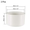 sourcing map 50mm PVC Pipe Cap Fitting, Slip Socket External