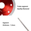 2Pcs 125mm Diamond Cutting Discs for Angle Grinde Super Thin