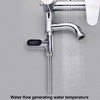 BuyWeek Shower Thermometer, LED Digital Baby Bath Thermometer, Aluminium Shower