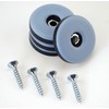 Pack of 16 Teflon Furniture Glides Round Diameter 30mm -