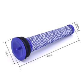 Neutop V6 Filter Replacement Compatible with Dyson V6 Absolute Animal Motorhead Trigger SV05 SV09 Cordless Stick Vacuum, with 2 HEPA Post Filters & 2 Pre Filters, Replace Part#966741-01&965661-01