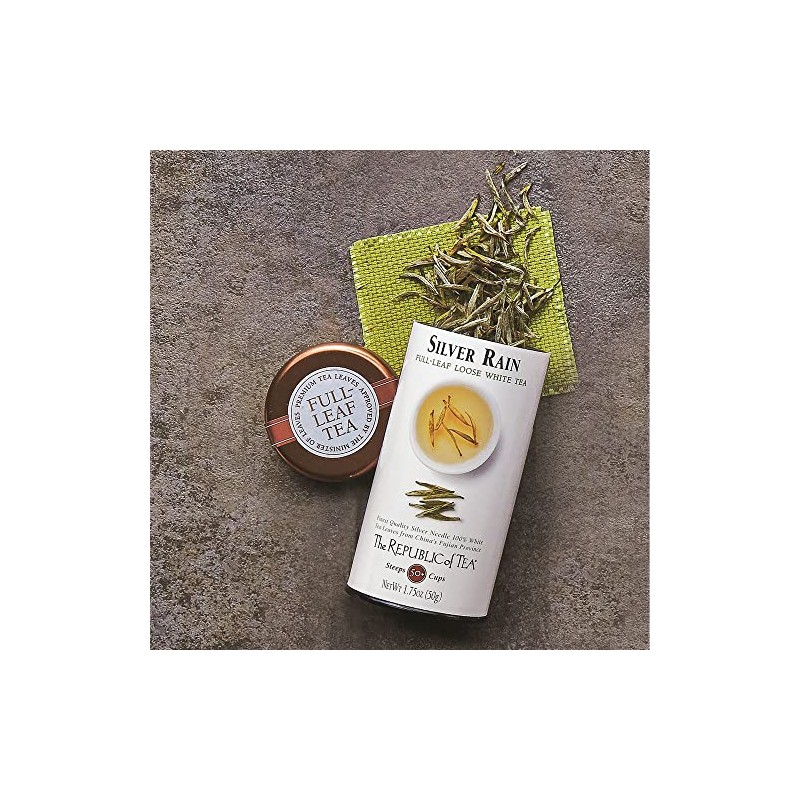 The Republic of Tea Silver Rain Full-Leaf White Tea (1.75