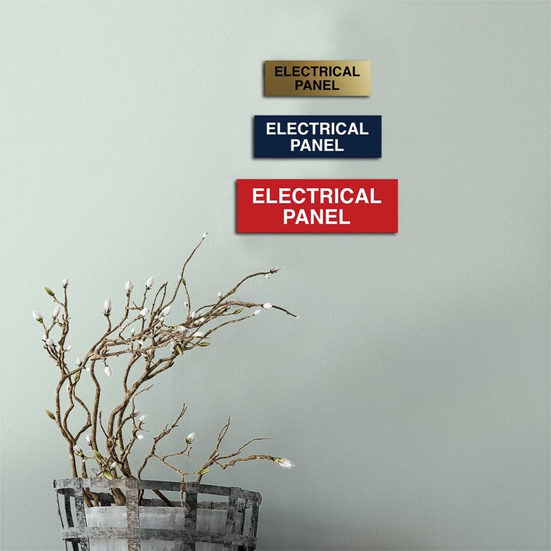 All Quality Basic Electrical Panel Sign - Fire Regulation Safety