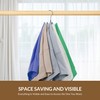 ZEDODIER Space Saving Hangers for Clothes,Rotatable Sturdy Shirt Hangers with