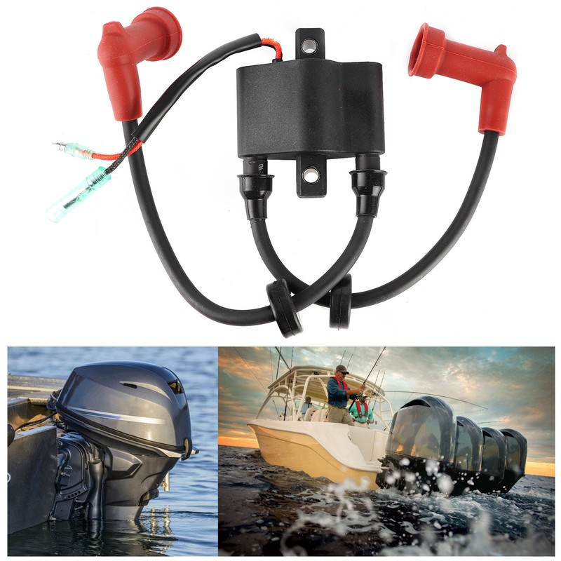 Marine Outboard Ignition Coil 6F5‑85570‑13 Fit for Yamaha 9.9‑40hp 2
