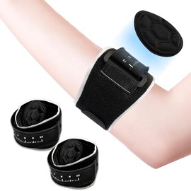 Gohytal Tennisarm bandage Testsieger, Leichte Ellenbogenbandage Tennisarm Bandage, Ellenbogen Bandagen Herren und Damen für Kraftsport im Gym, Ellbogen Bandage bei Golferarm, Epicondylitis Spange