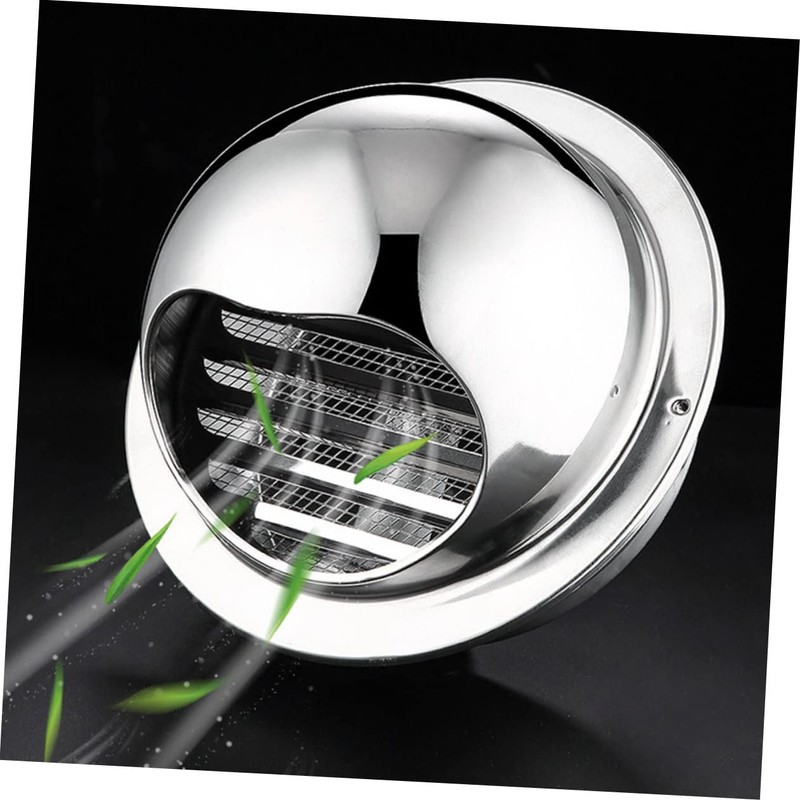 LABRIMP Durable Stainless Steel Range Hood Exhaust Cover Air Vent
