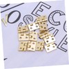 CIYODO Dollhouse Miniature Hinges 1/12 Scale Metal Cabinet Hinge with