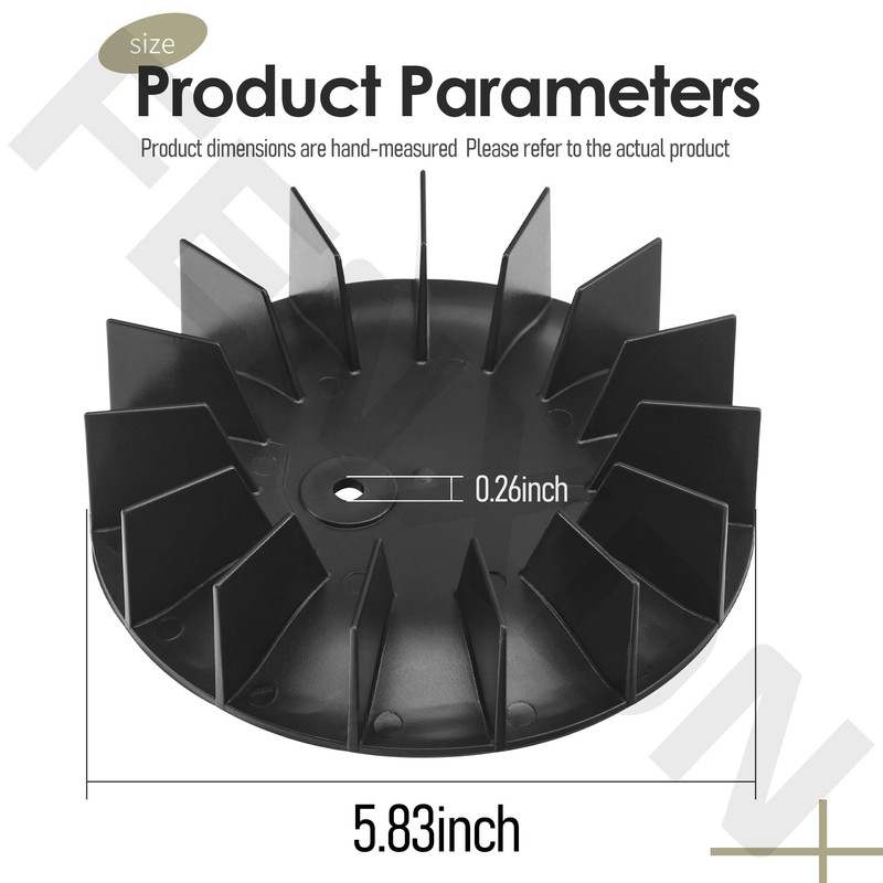 AC-0108 Air Compressor Fan 5.75" OD Replacement for Craftsman DeVilbiss