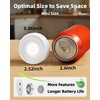 EZVALO LED Puck Lights, Rechargeable Battery Touch Light, 2.5'' Mini