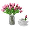 ALIERSA Artificial Flowers 10 Heads Mini Real Touch Artificial Tulip