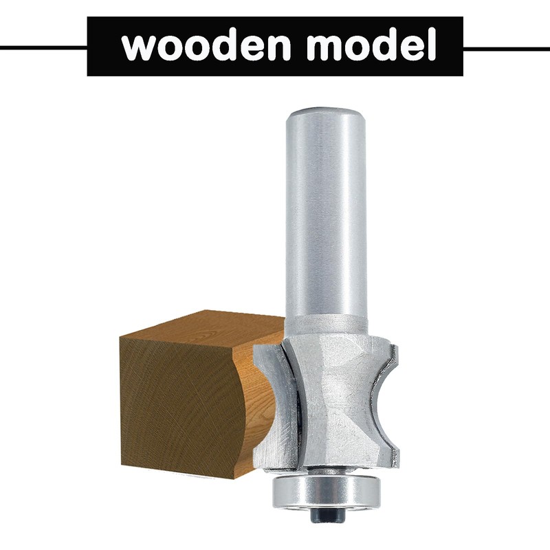 Akylin Convex Edge Oval Router Bits 1/2 Inch Shank,Convex Column