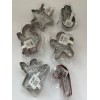 Target 6 Threshold CHRISTMAS COOKIE CUTTERS NEW Santa Gingerbread Man Snowflake Angel