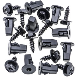 Rexka 10 Sets Fender Liner Bumper Cover Screw Grommet Kits for Toyota Tacoma Tundra Sienna Sequoia 90189-06214 90159-60498