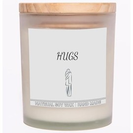 Hugs Gifts, Thinking of You Gifts, Get Well Soon Gifts, Miss You Gifts, Bereavement Gifts, Sympathy Candle for Loss of Loved One, Cheer Up, Comfort Condolence Candle for Women Men