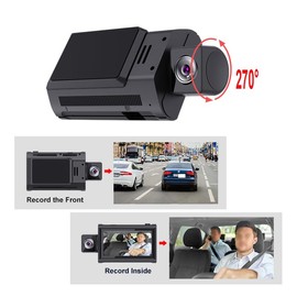 3 inch Touch Screen 4G LTE Dash Cam Dual Cameras for Front and Rear Full HD Car Camera with ADAS Remote Monitor Two-Way Talk GPS Navigator for Car DVR Android 10.0 RAM2G and ROM32G