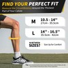 CAMBIVO Calf Support 2 Pack, Adjustable Calf Compression Sleeve Men