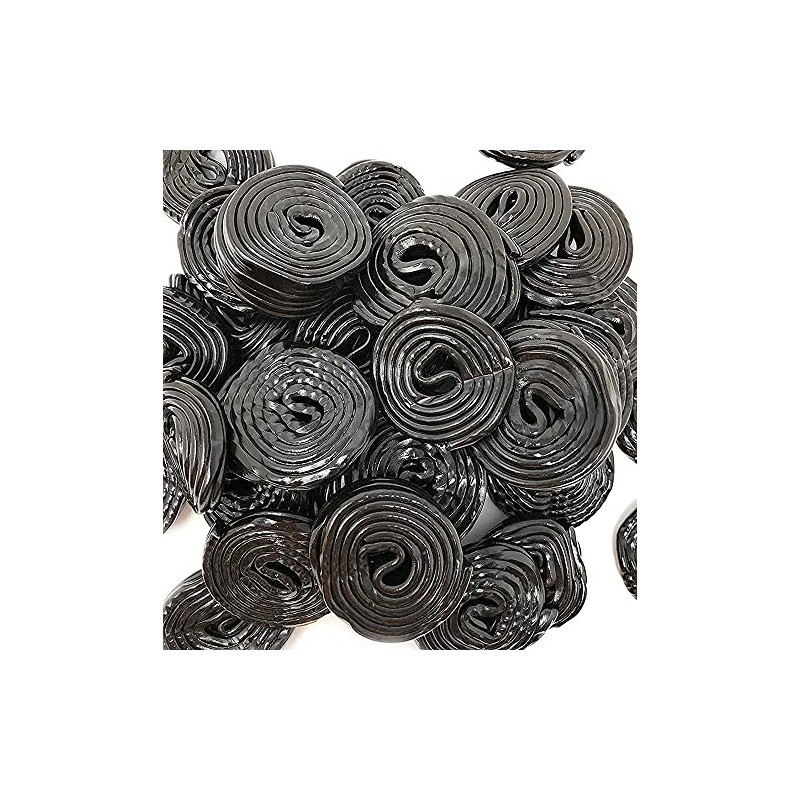 Bayside Candy Broadway Licorice Wheels - Pin Wheels - Strawberry