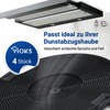VIOKS 4 x Carbon Filters for Cooker Hoods 155 mm