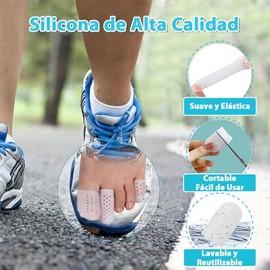 Protección total para tus pies con BILIBON: 32 piezas fundas protectoras de Silicona Transpirable que eliminan la presión de uñas encarnadas, callos y durezas, ampollas