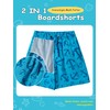 NATUST Boys' Printed Swimming Shorts with Mesh Lining Beach Shorts,
