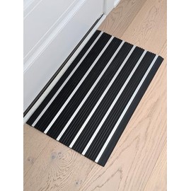Ecomills Alumat Aluminum Doormat, Indoor Outdoor All-Weather Door Mat, 17.3" x 27.5"