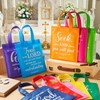 WILLBOND 30 Pcs Christian Tote Gift Bags Reusable Bible Verse