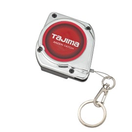 タジマ 安全キャッチ シングル(ワイヤー1本) 取付工具重量1kg用 ワイヤー長1,200mm 工具の落下防止 ワイヤー自動巻取式で腰周りがすっきり 工具落下時のショックを吸収 工具接続ワイヤー付 AZC-S