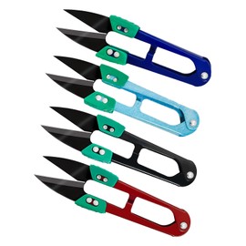 SHUNCHG 4Pcs Sewing Scissors Pruner Shears Fabric Scissors Yarn Thread Cutter Mini Small Snips Trimming Nipper for Plants,DIY Supplies,Stitch Embroidery,Knitting,Crafts,Fabrics Cutting