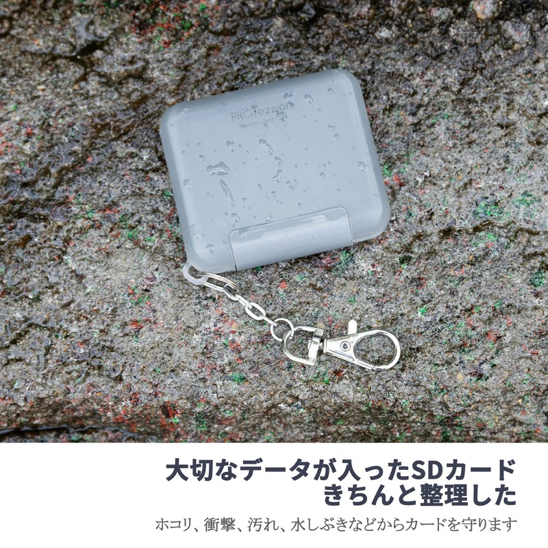 PROfezzion 4 SD Card Case, Microsd Case, 4 SD Cards