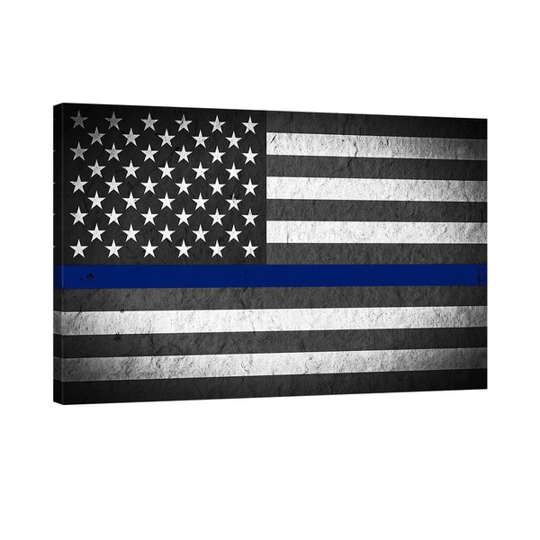DaMYiHos American Flag Wall Art Military Canvas Print Wall Art