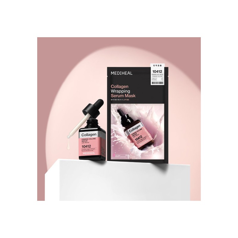 Mediheal NEW Collagen Wrapping Serum Mask Firming Volume 10 Sheets