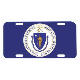 State Flags Massachusetts State Flag License Plate Auto Tag