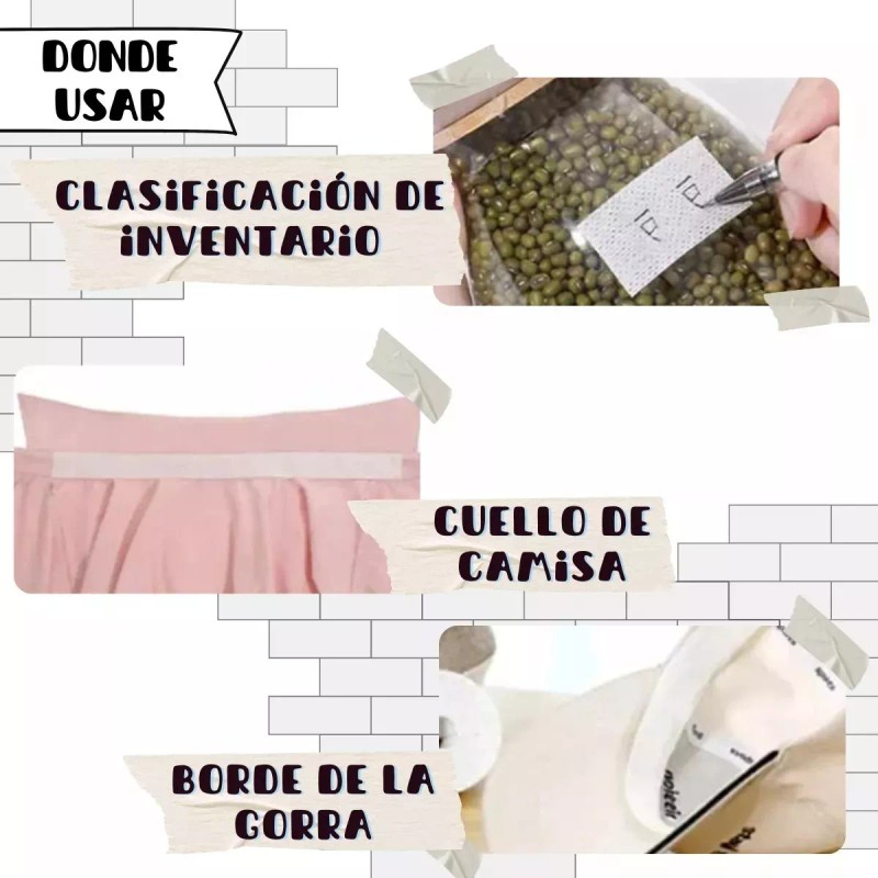 Universo en Linea Cinta Adhesiva Sudor Axilas Prevención Cuello Desechable