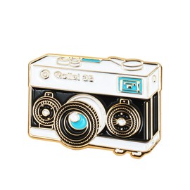 ROLLEI RL-032-GD 35 Camera Pin Badge Camera Motif One Point 109444, gold